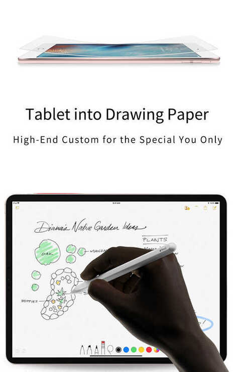 Apple iPad 10.2 2021 (9.Nesil) Wiwu Ekran Koruyucu Kağıt Hissi iPaper-Like Ekran Filmi