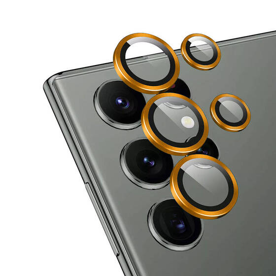 Galaxy S23 Ultra CL-12 Premium Safir Parmak İzi Bırakmayan Anti-Reflective Kamera Lens Koruyucu