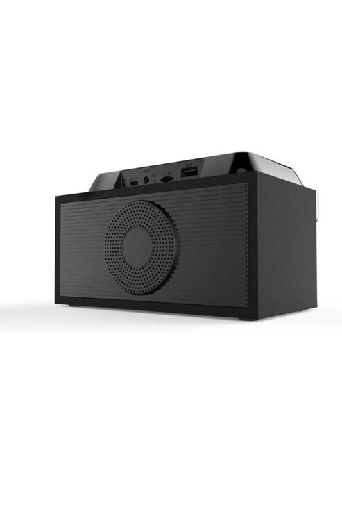 S68 Upgraged Bluetooth Speaker Hoparlör Siyah + Popsocket